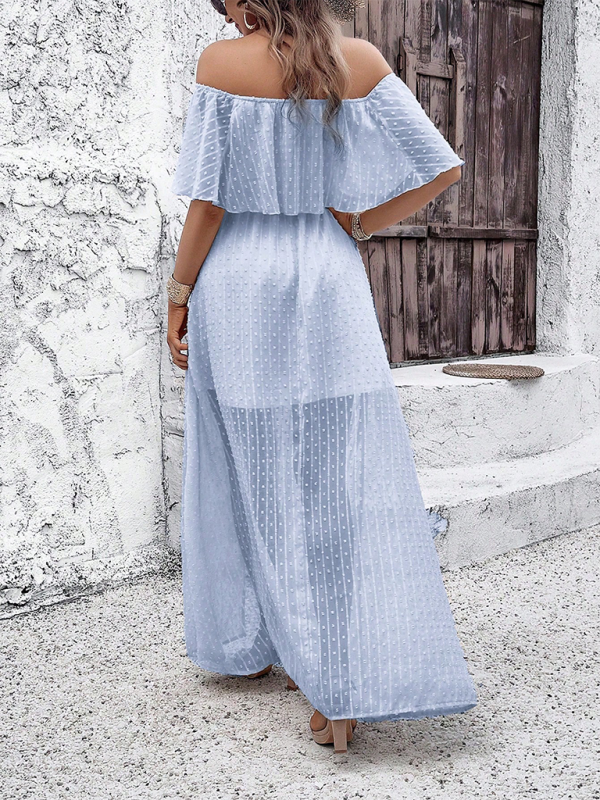 Off-the-shoulder Maxi Dress