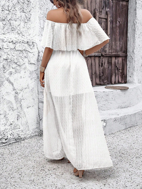 Off-the-shoulder Maxi Dress