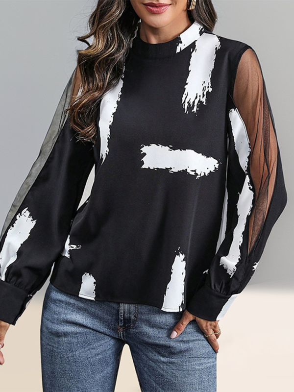 Chiffon Long Sleeve Shirt