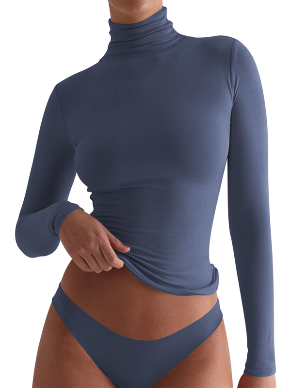 Turtleneck Long sleeve Top