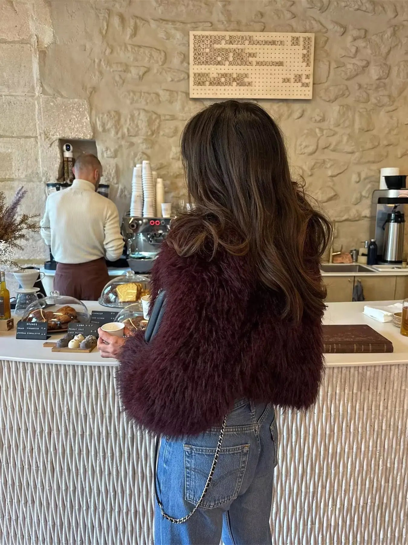 Faux Fur Short Jacket