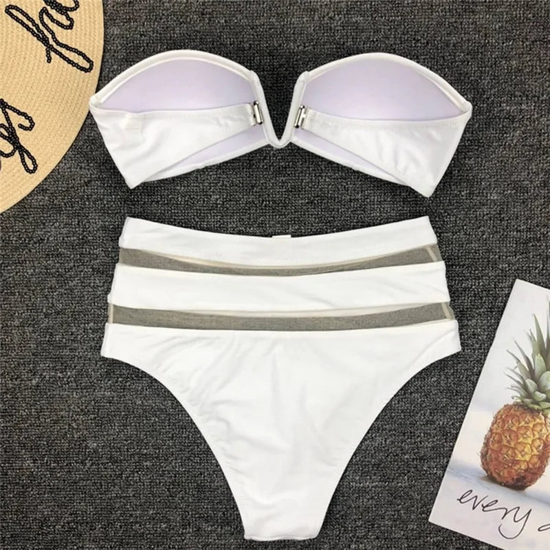 Padded Hollow Bikini Set