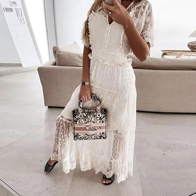 Summer Lace Long Dress