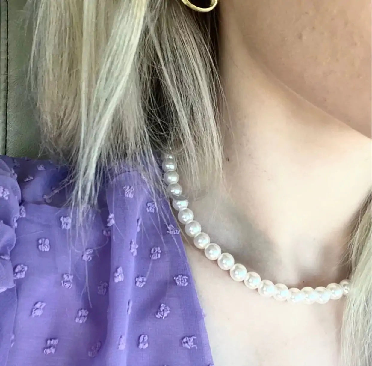 Round Pearl Necklace